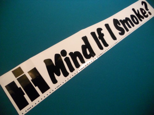 2 – 15 x 2 INTERNATIONAL HARVESTER IH DECAL STICKER DIESEL SMOKE in any COLOR