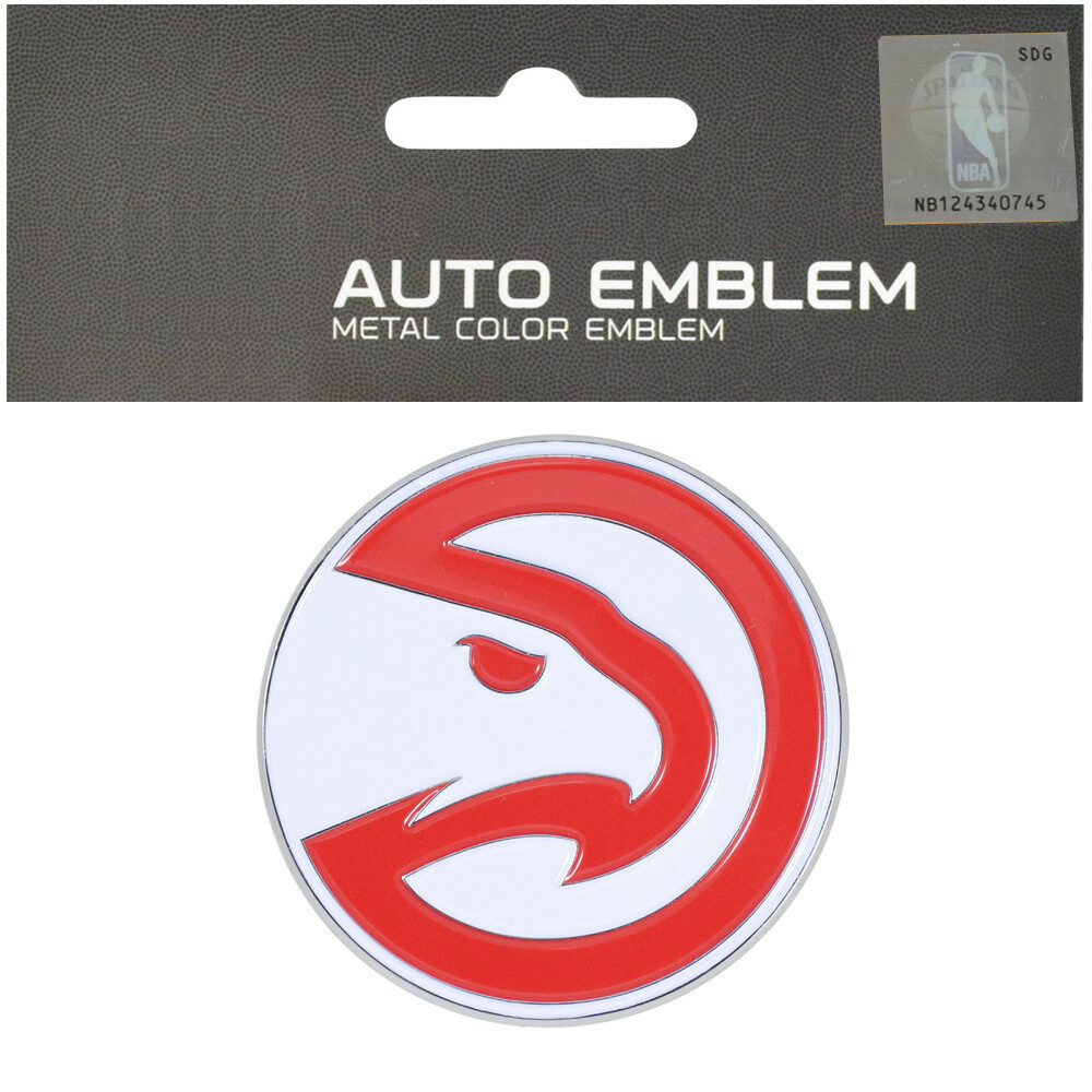 New NBA Atlanta Hawks Car Truck Automotive Heavy Duty Metal Emblem Decal