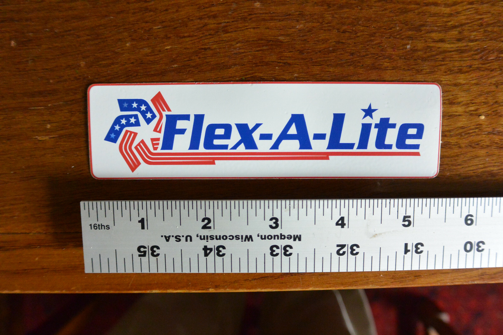 Flex-a-lite Flex a Lite FlexALite Fans Rectangle Sticker Decal