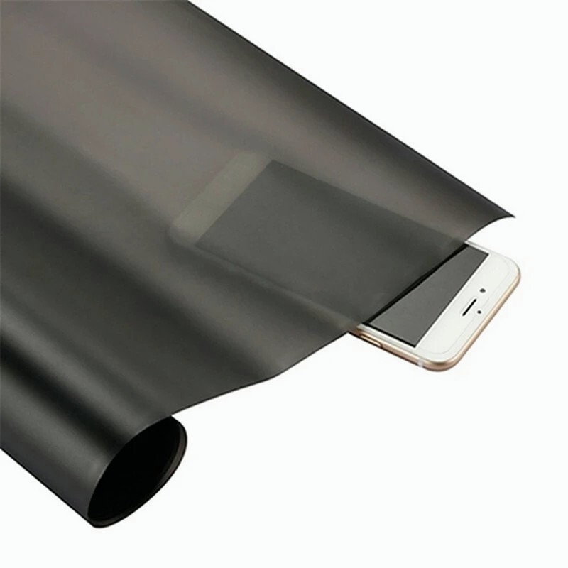 12″x78″ Matte Black Gloss Lens Vinyl Protection Wrap Film Fit For Headlight Tail