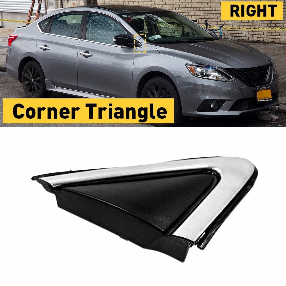 Front Right Side Fender Trim/Mirror Finisher For Nissan Sentra 13-19 9631 D