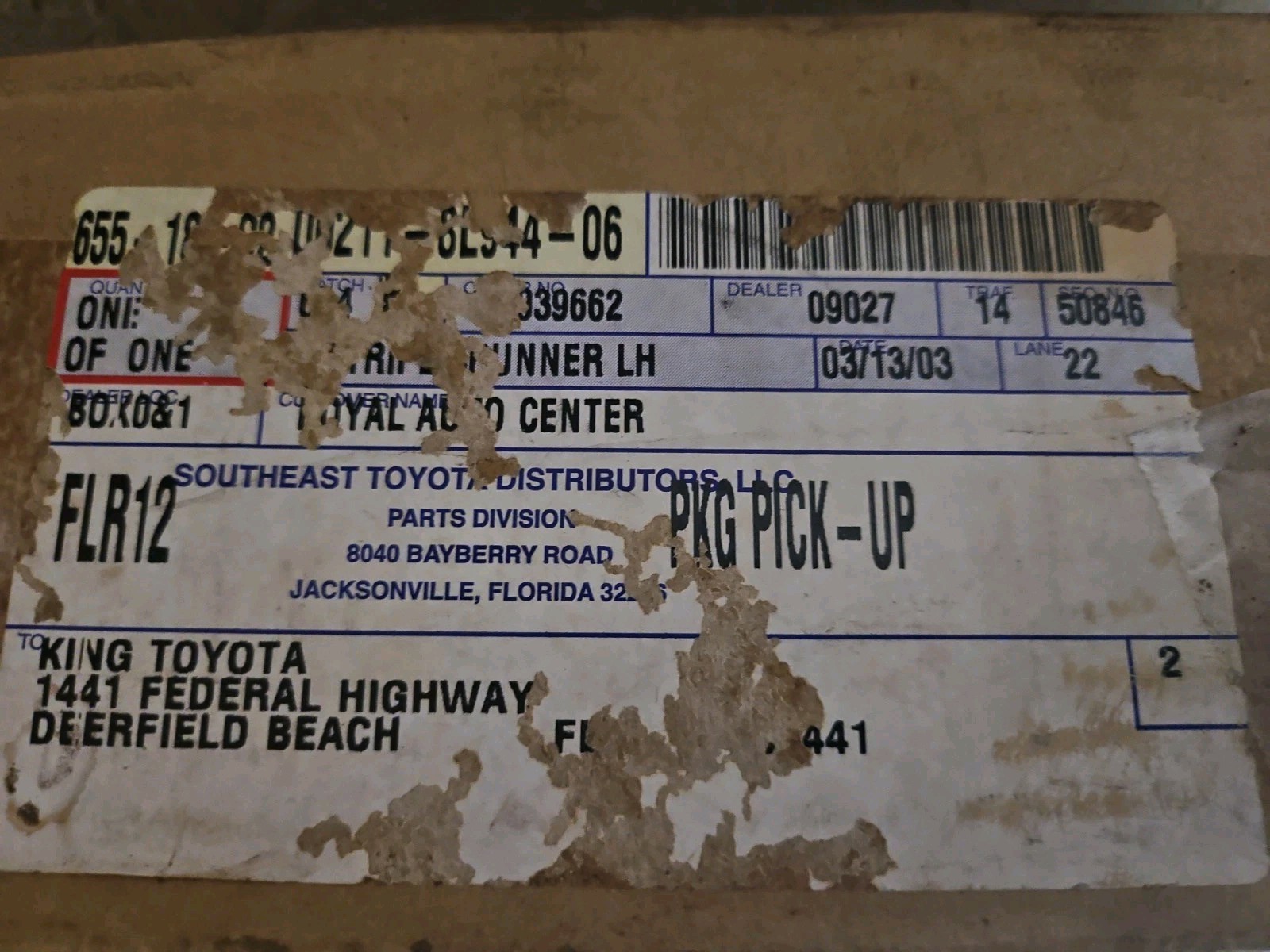 1994 LH Toyota SR5 4Runner Truck Graphic Decal Stripe Kit NOS Silver/Black