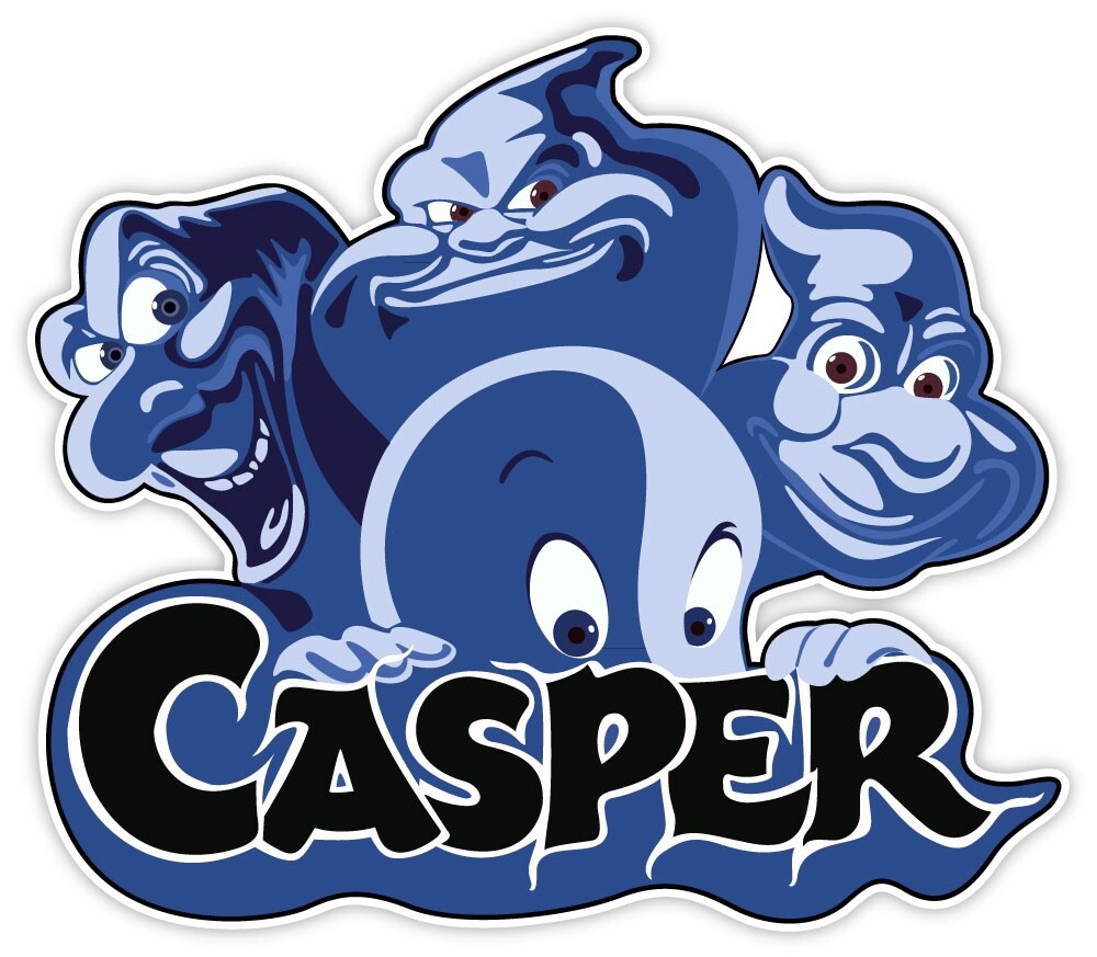 Casper sticker decal 5″ x 4″