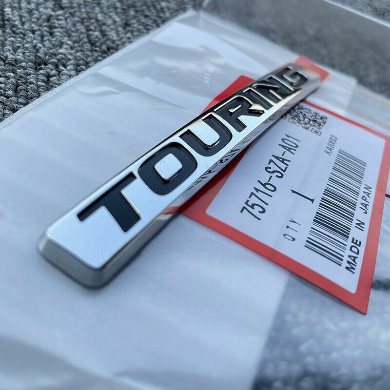 NEW/GENUINE TOURING REAR TRUNK BADGE EMBLEM FOR HONDA CIVIC ACCORD PILOT STICKER
