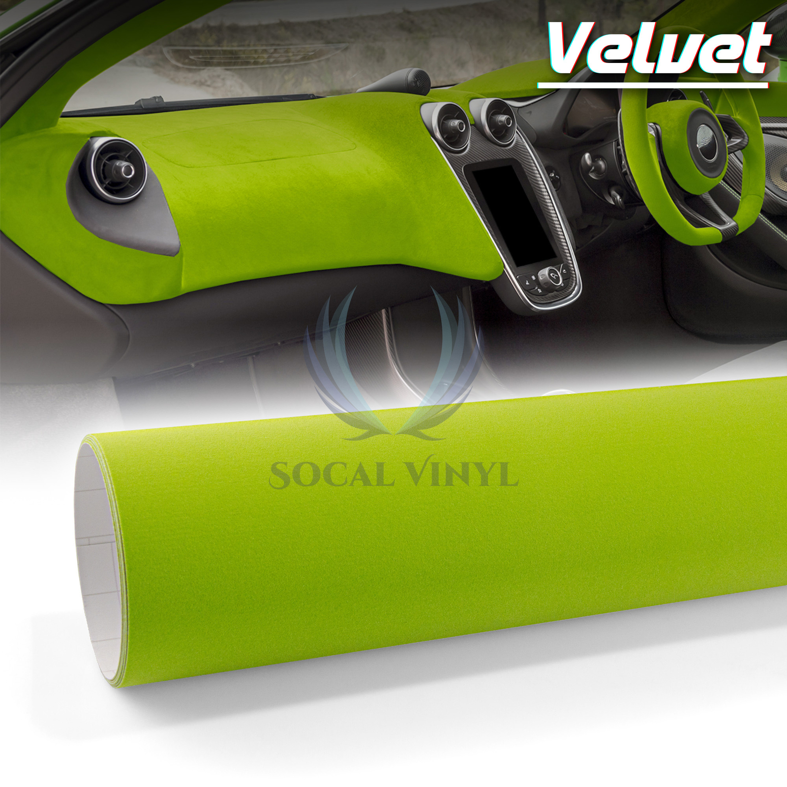 Velvet Suede Textured Sticker Decal Car Vinyl Wrap Self Adhesive Sheet Film DIY