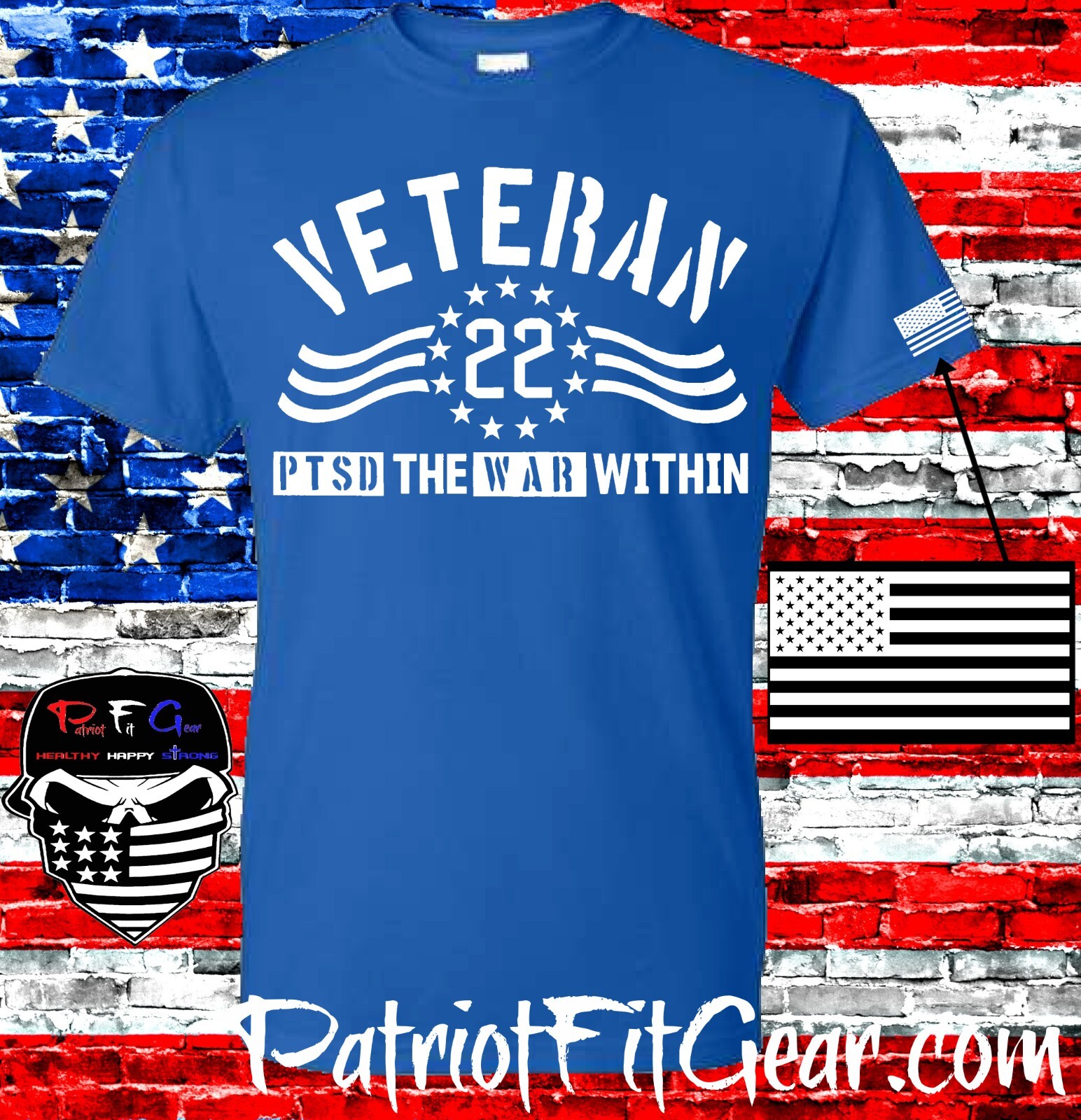 PTSD The War Within,Veteran 22,Suicide Awareness,Support Our Troops,Vinyl Decal
