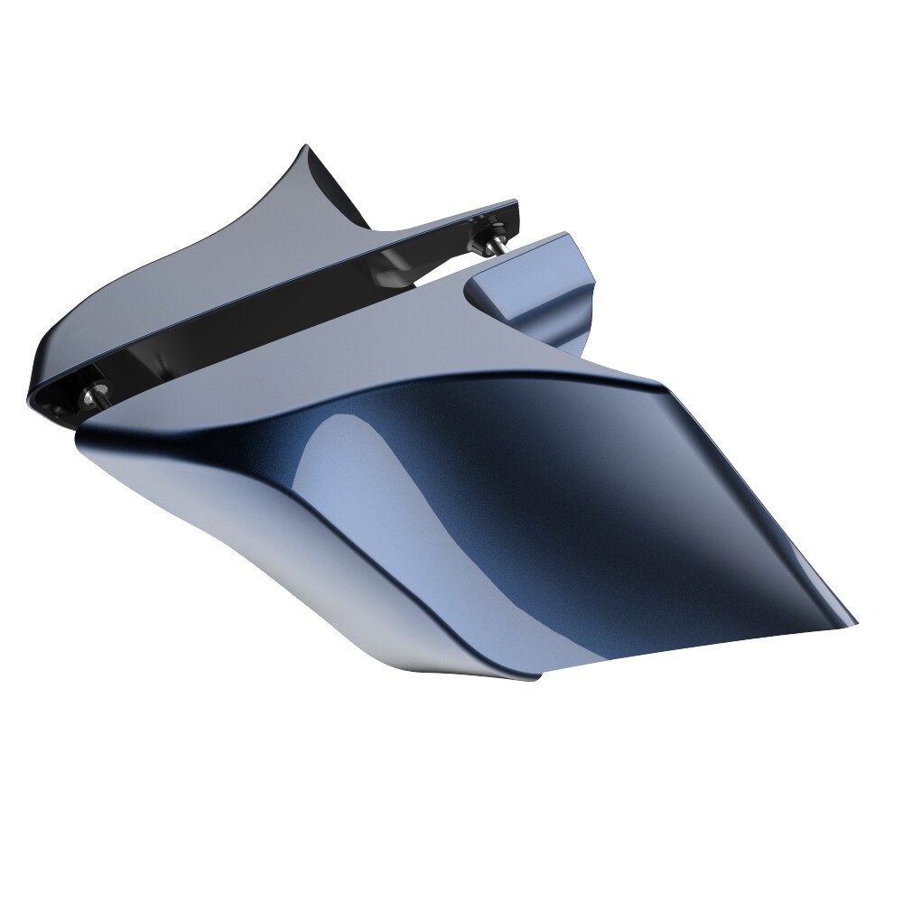 Midnight Blue CVO Stretched Extended Side Cover Panel For 2014+ Harley Touring