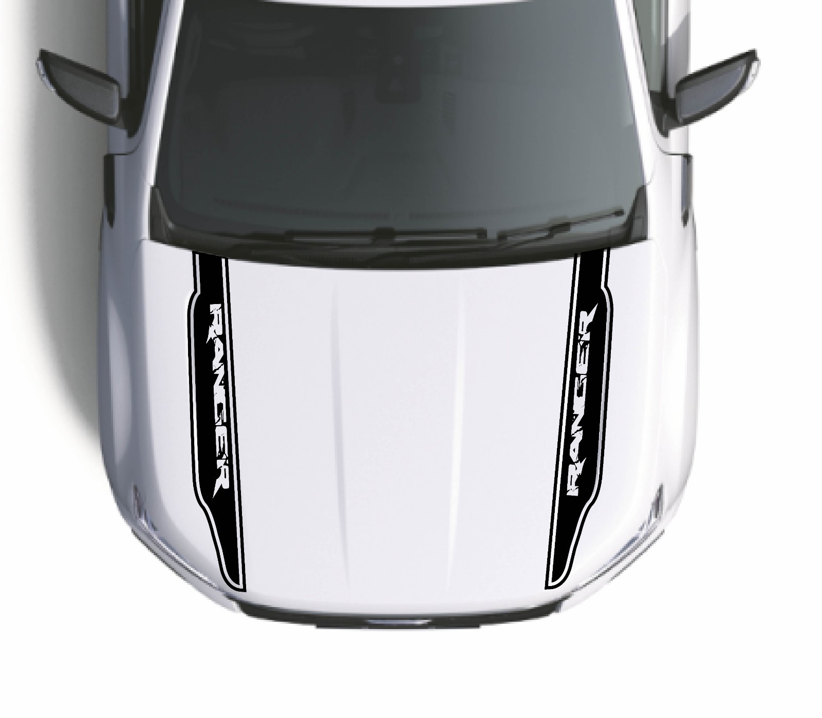 Ford Ranger Bonnet Decals PX2 PX3 4X4 Stickers 2015-2022 4×4 Utility