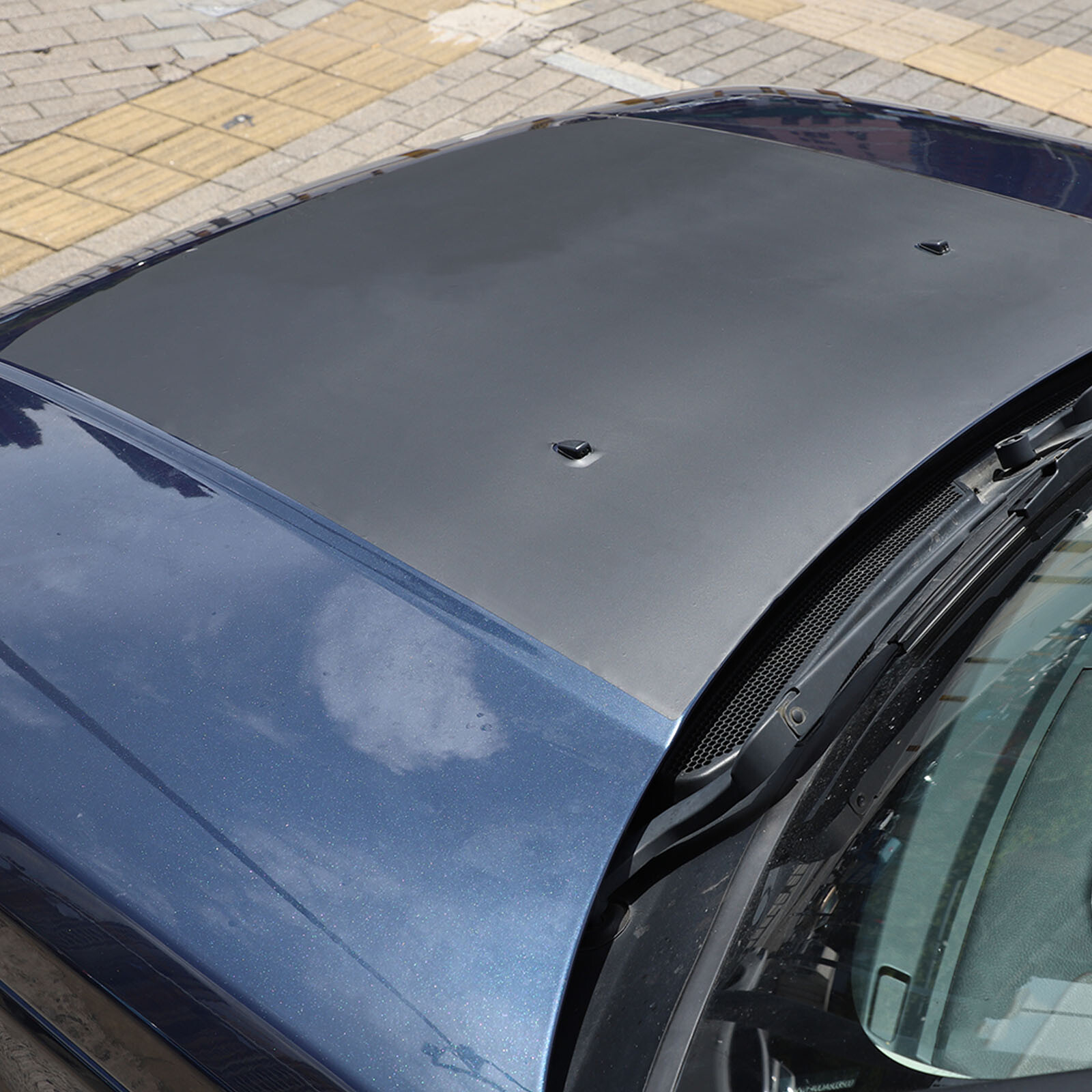 Black PVC Front Hood Vinyls Decal Fits Land Rover Range Rover Sport 2005-2013