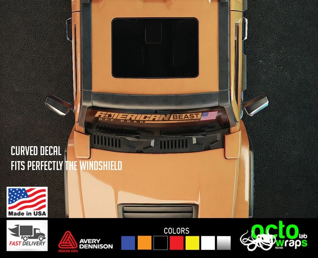 fit Hummer H2 H3 H1 windshield decal sticker accessories parts sut off road 4×4