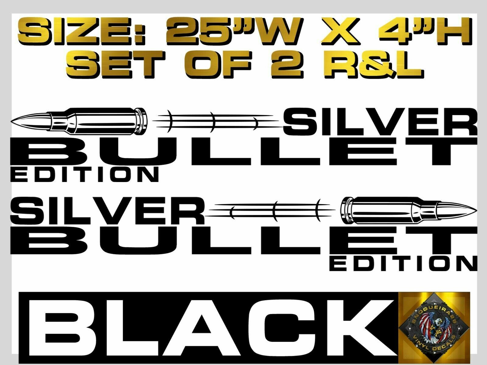 #539 Bullet Edition Side Hood Decals