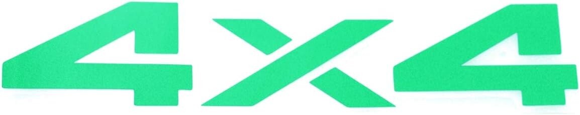 2x 6.5 Inch 4×4 Decals Stickers for Auto, Wall, Laptop, Phone, Truck, Car Green