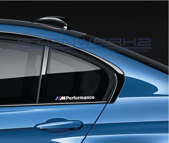 M Performance Decal Sticker logo m power M2 M4 M3 M6 M8 X3M Multi color BMW Pair