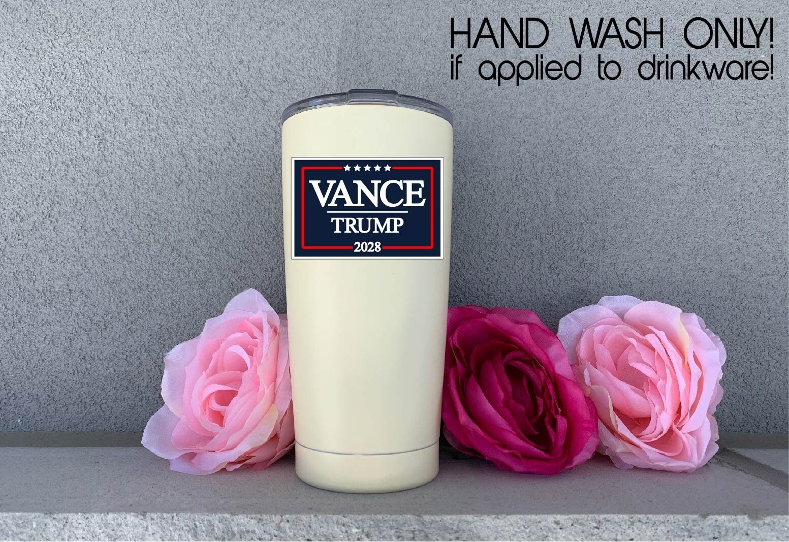 Vance Trump 2028 Decal Sticker JD MAGA Trump Make America Great Margaret Garbage