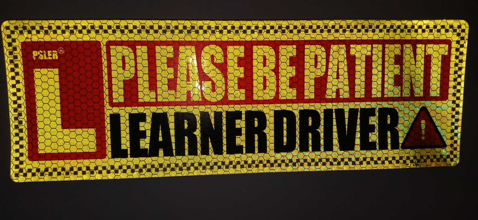 3 Student Driver Car Magnets Please Be Patient Learned Driver Door Trunk Signs
