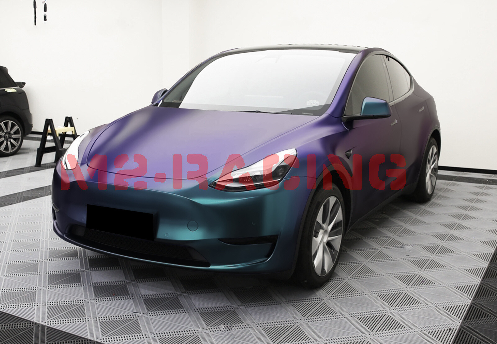 【Chameleon】 Purple Teal Matte Color Change Sticker Decal Car Vinyl Wrap Sheet