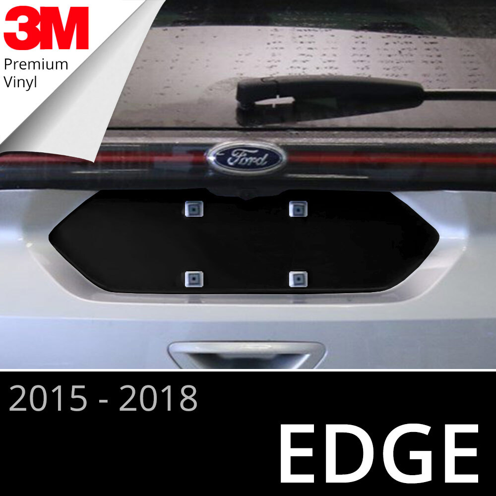 2015-2018 Ford Edge Rear Decklid Blackout Panel Decal (Matte Black)