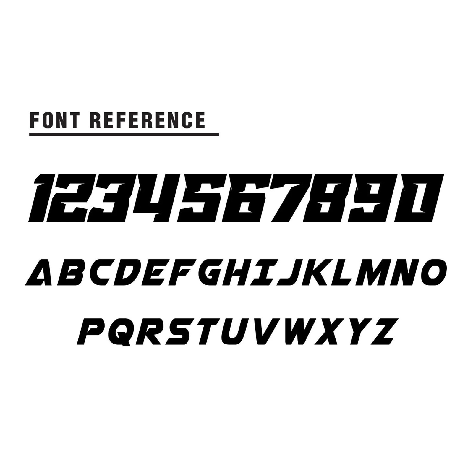 1x Custom Racing Number 12″ Name Decal Sticker Vinyl For Autocross Sports Cars