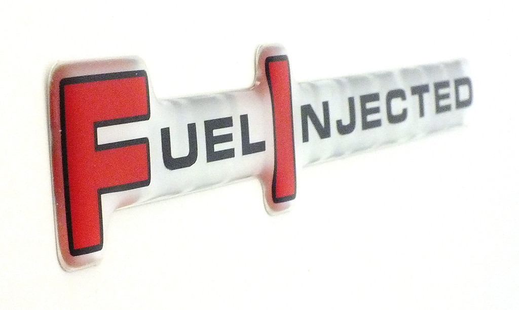 Fuel Injected FI 3D EMBLEM SUPER-SIZED SATIN