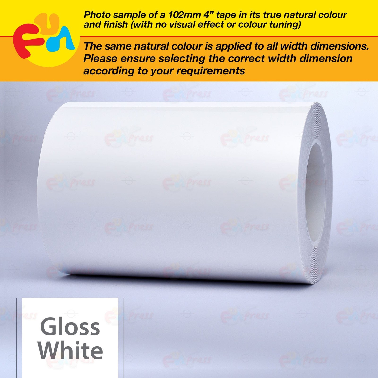 GLOSS WHITE 8″ PIN STRIPE Car Model Motorcycle Decal TAPE Vinyl Sticker 203mm