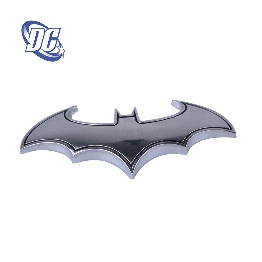 Batman Car Decal 3D Metal Auto Motorcycle Logo Laptop Decals black Chrome USA