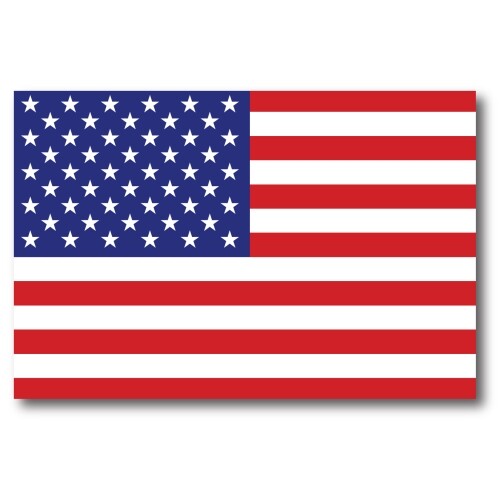 Magnet Me Up American Flag Heavy Duty Magnet Red, White & Blue – 4″ x 6″