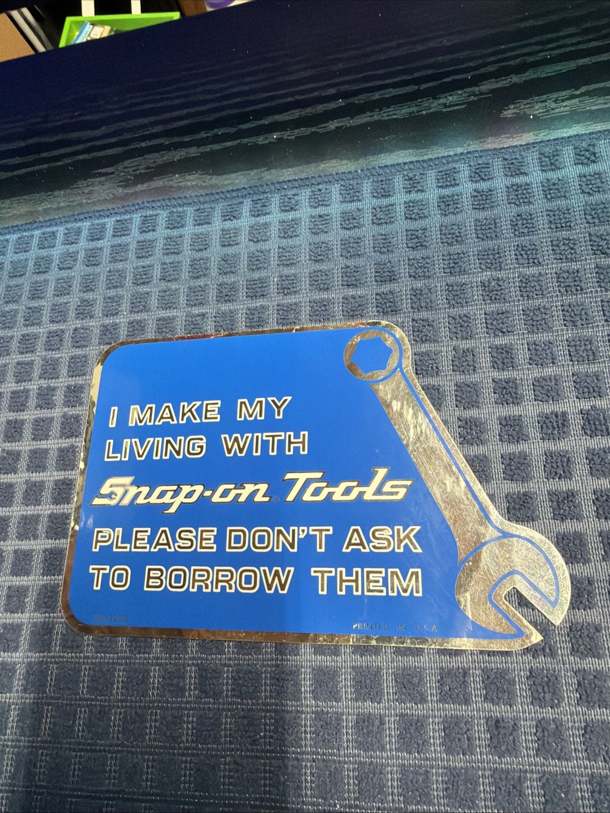 NEW Vintage Snap-on Tools Snap on Tool Box Sticker Decal Man Cave Latest SM325E