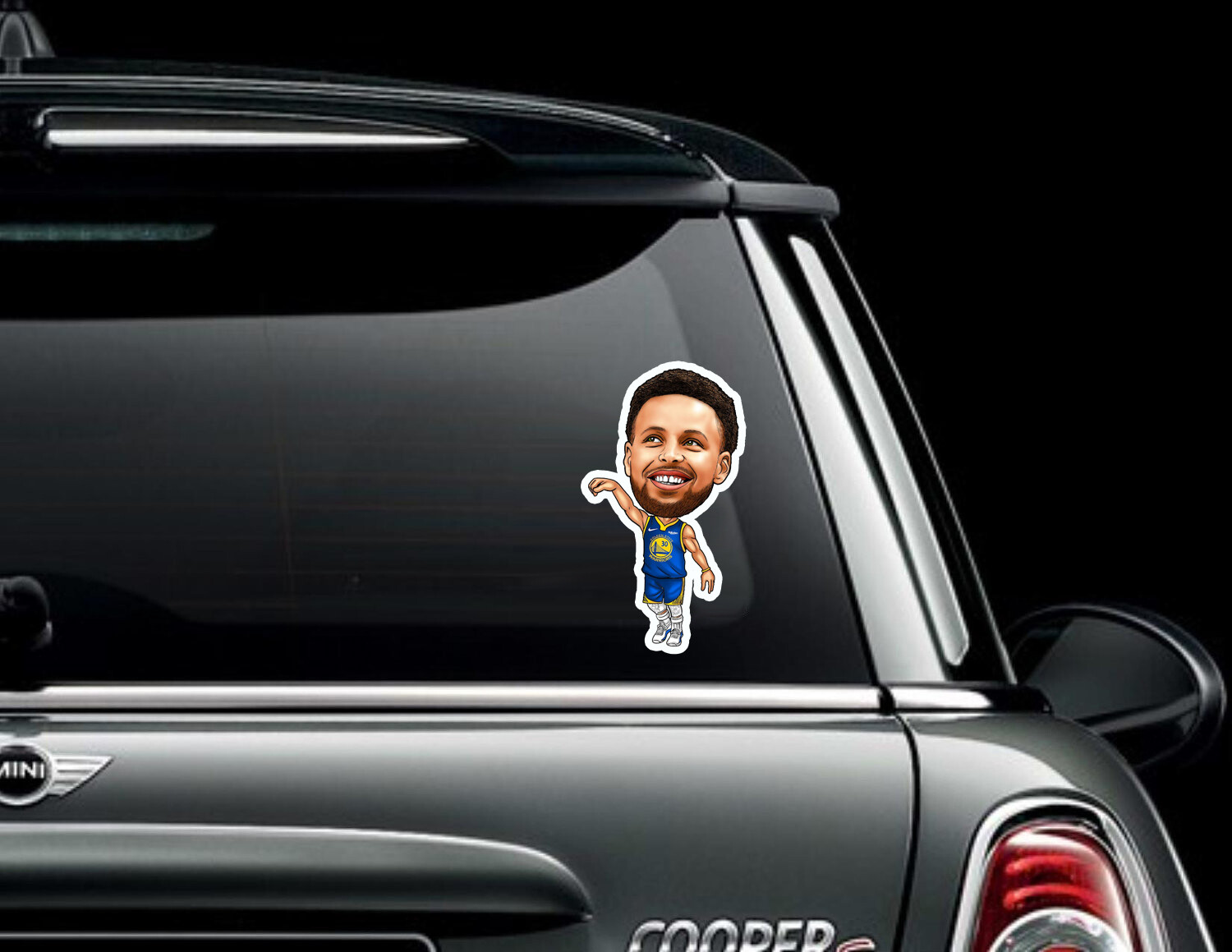 Steph Curry Golden State Warriors 8 inch Car / Laptop Decal Splash Bros