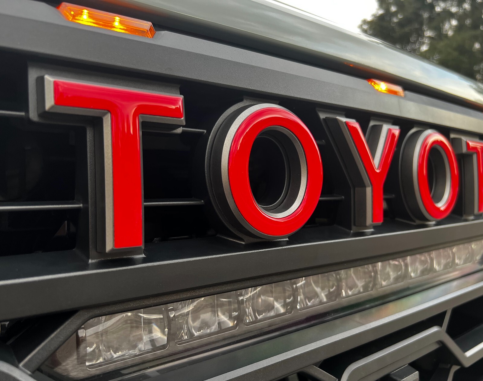TRD PRO Grille Letter Overlays Compatible with 2022-2024 Tundra & 2023 Sequoia