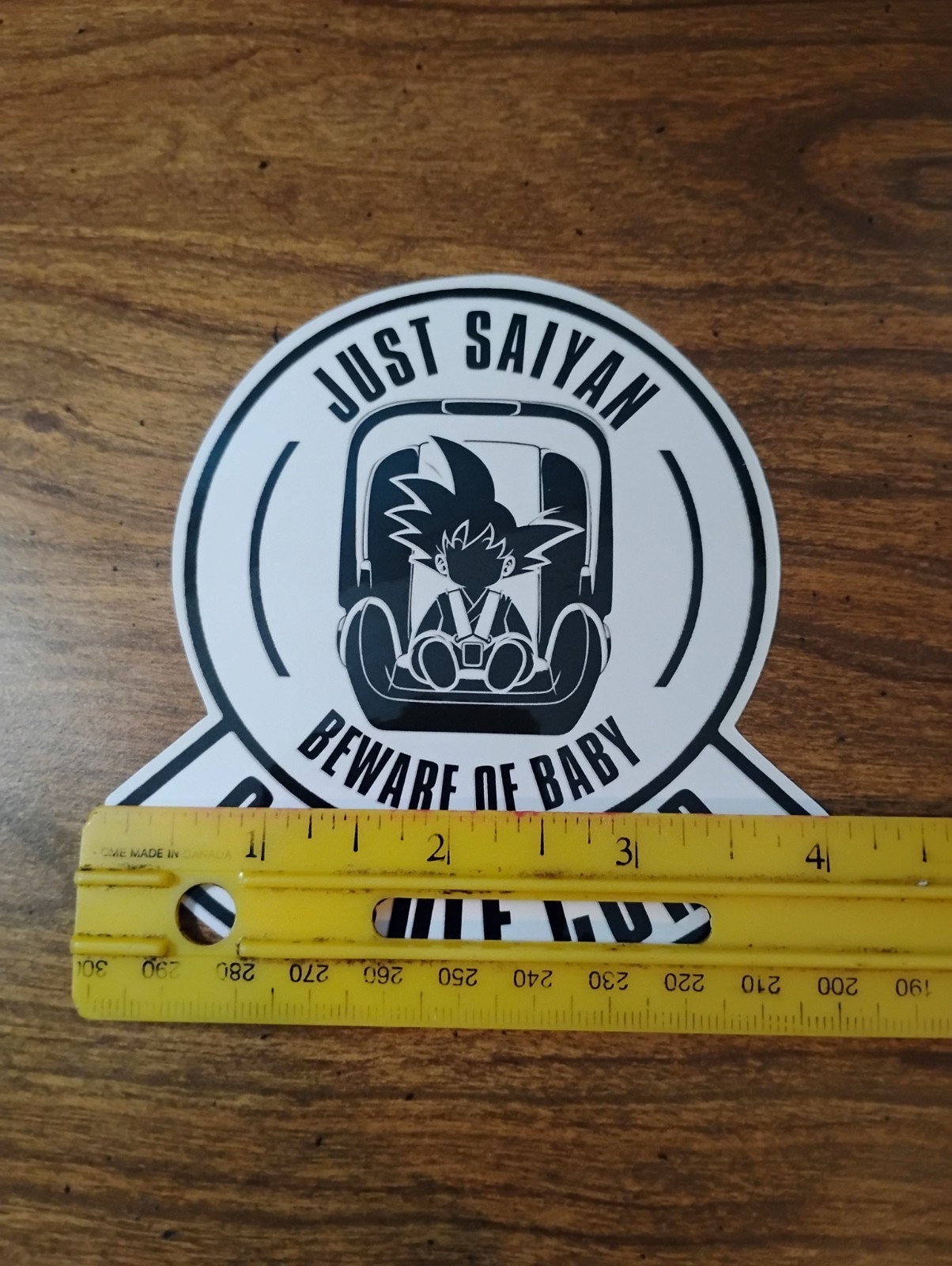 Super Saiyan Capsule Corp Baby On Board Funny Humor Car Truck Vinyl Decal…