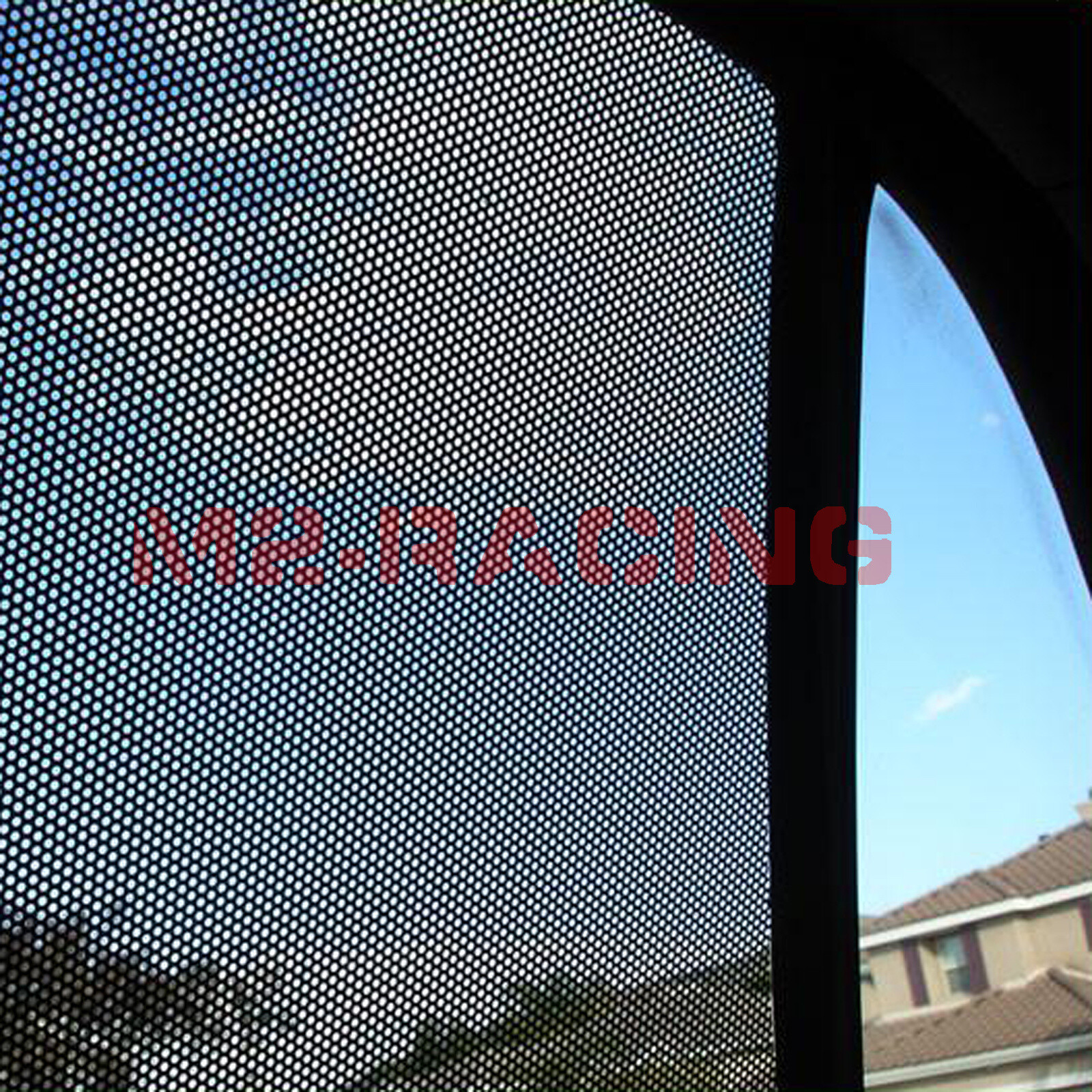 11 Sizes Perforated One Way Vision White Print Media Vinyl Privacy Window Film
