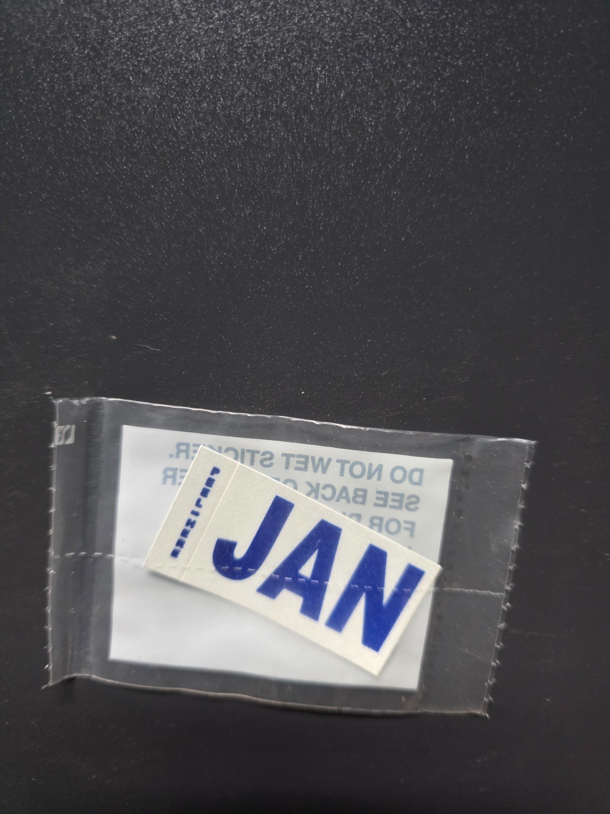 California Month Sticker (January) JAN DMV License Plate Month Sticker Original