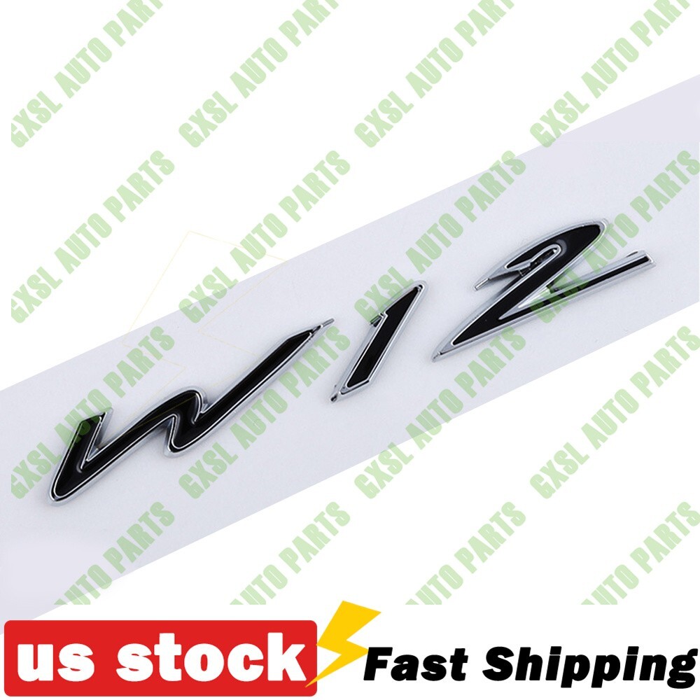 For Bentley Continental Flying spur GTC “W12” Sticker OEM 3W8853675D
