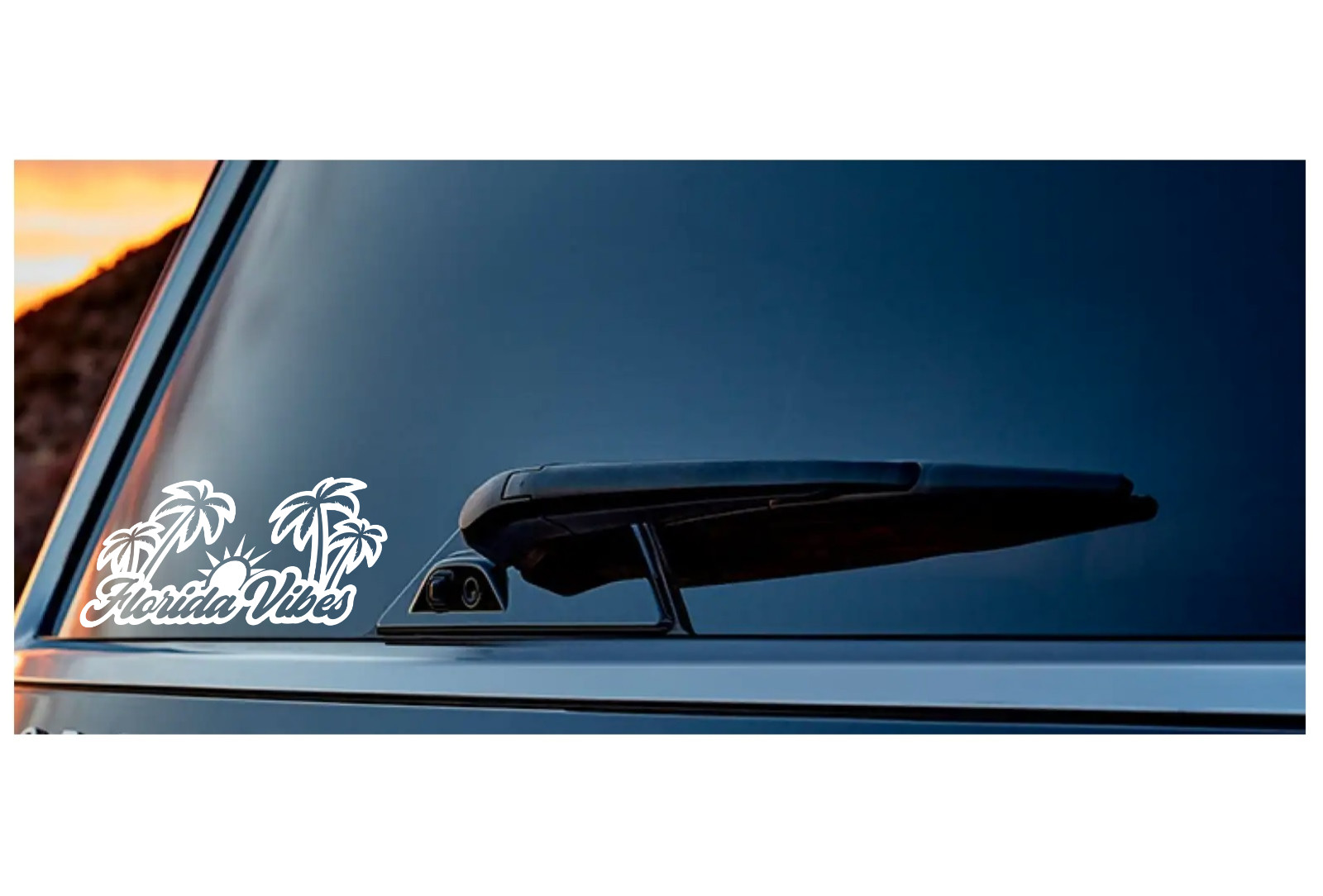 Florida Vibes Decal Sticker Vinyl Graphics – 6.5 x 3.1 inch