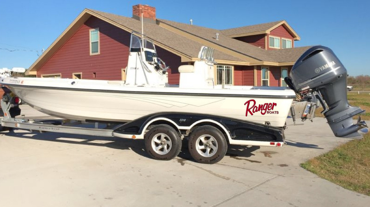 Ranger Boats Fishing Boat Pontoon Sticker Decal Graphic (2 pc) Color, Size