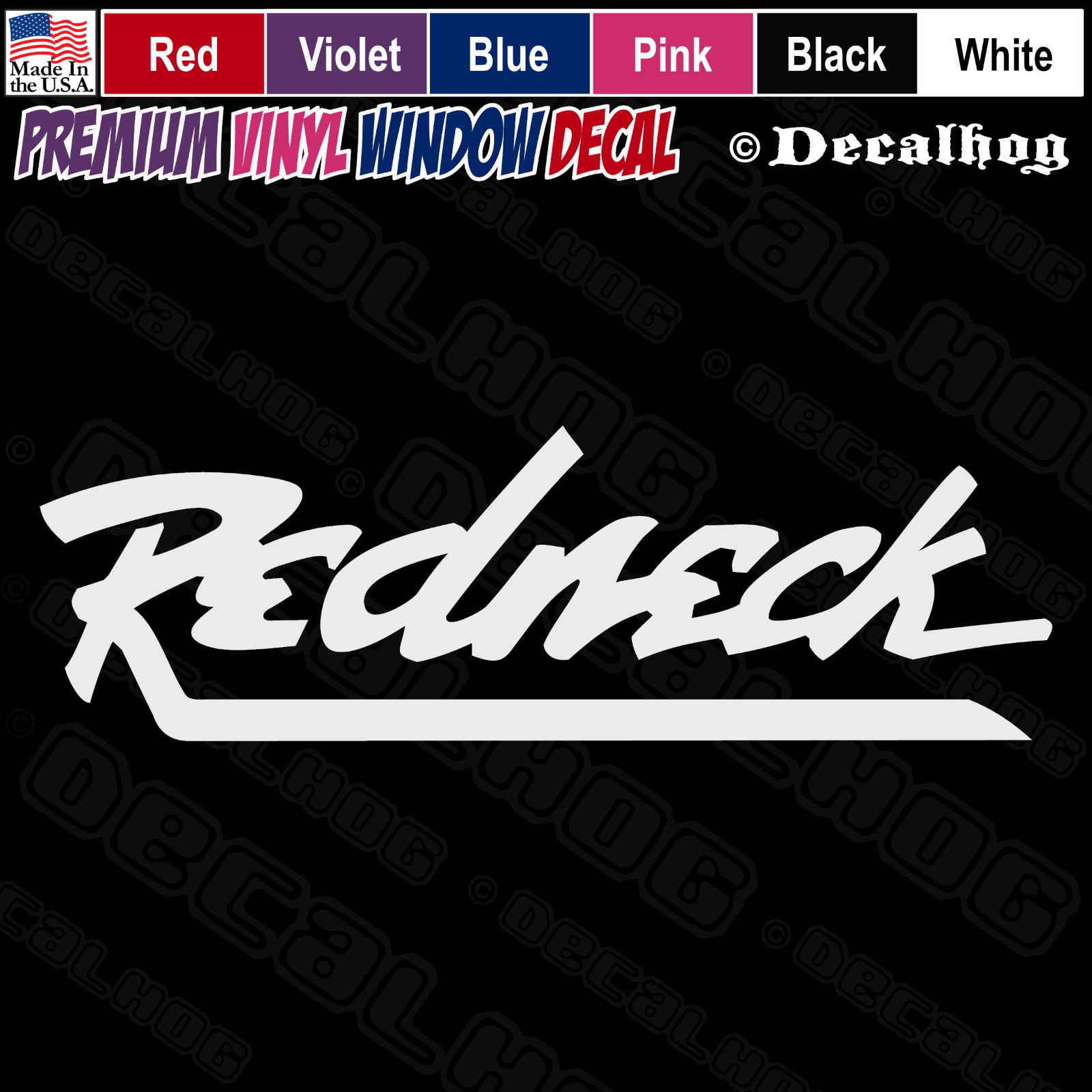 Redneck Red Neck Country Car Truck Window Laptop Vinyl Decal Sticker.