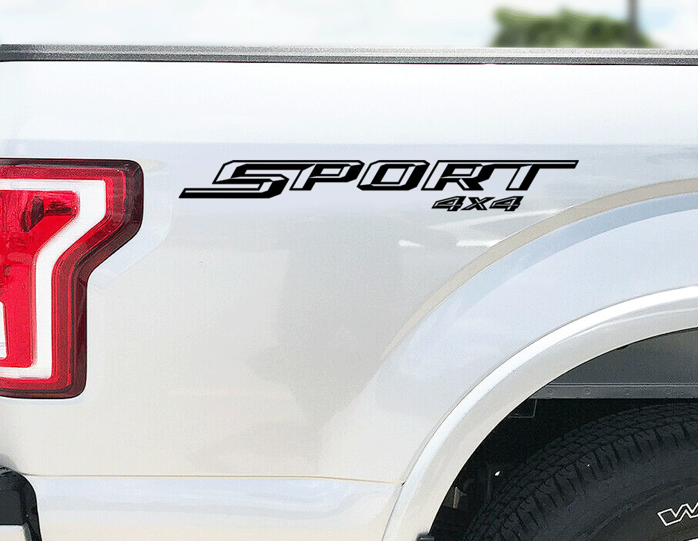 Sport 4X4 Decal Fits Ford F150 Truck Vinyl Stickers Set 2pcs