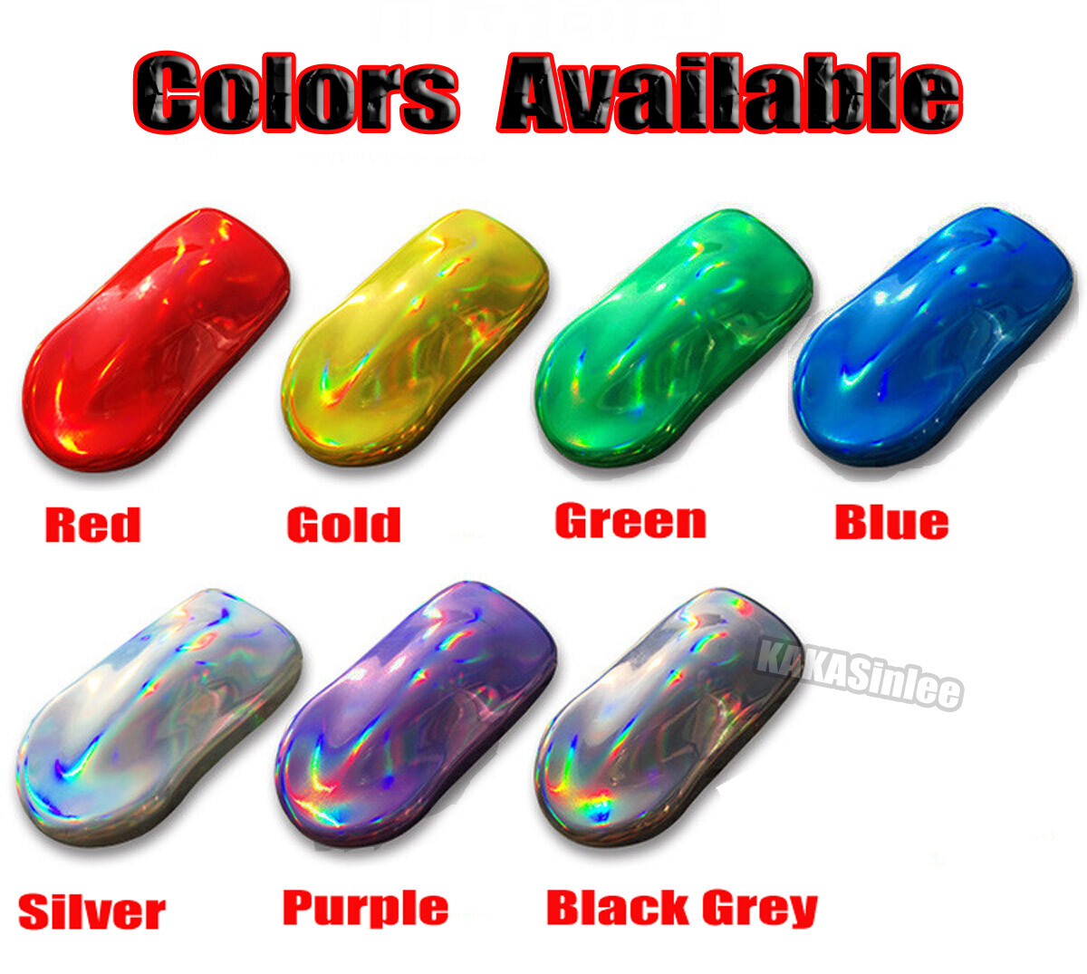Bubble Free Glossy Laser Chrome Chameleon Mirror Car Vinyl Wrap Decal Sticker US