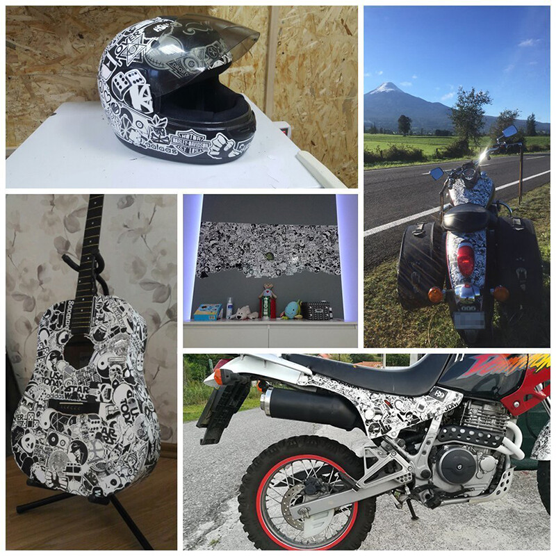 320PCS JDM Stickers Pack Car Motorcycle Racing Helmet Motocross ATV Vinyl Decals