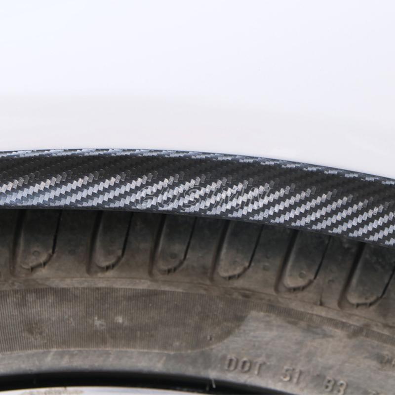 Car Wheel Eyebrow Arch Extension Protector Fender Flares Moulding Trim Strip