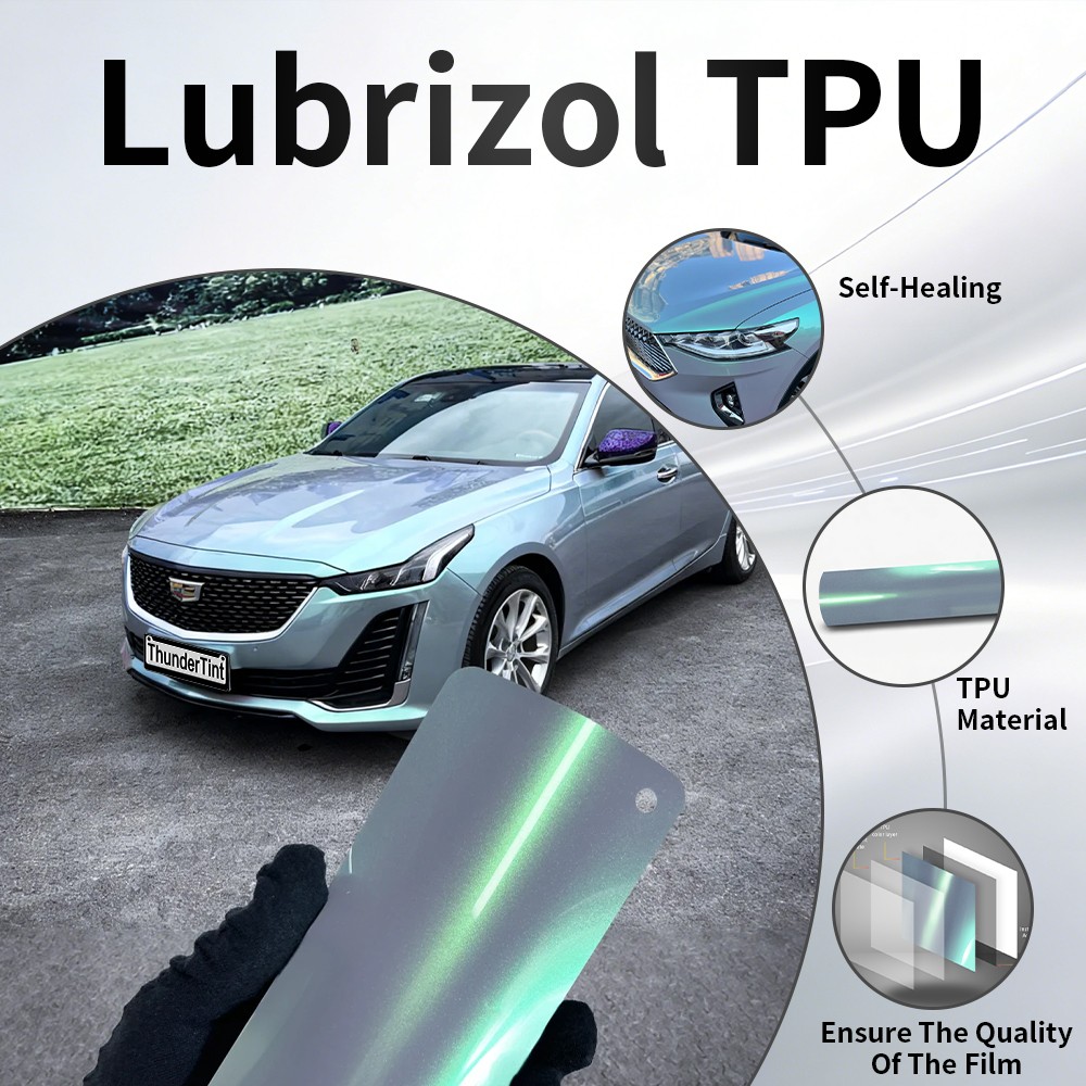 Premium Ultra Gloss TPU Liner Self Adhesive Vinyl Wrap Air Release Bubble Free