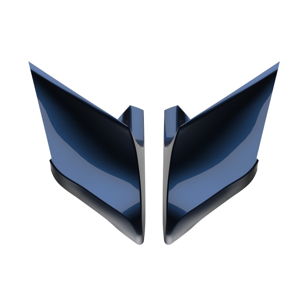 Midnight Blue CVO Stretched Extended Side Cover Panel For 2014+ Harley Touring
