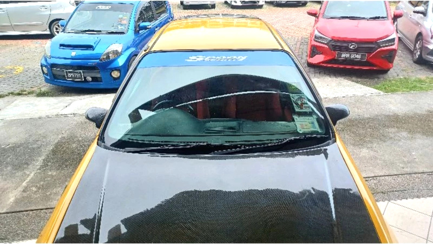 Spoon Sports Style JDM Windshield Sunstrip Decal Banner Graphic Universal Fit