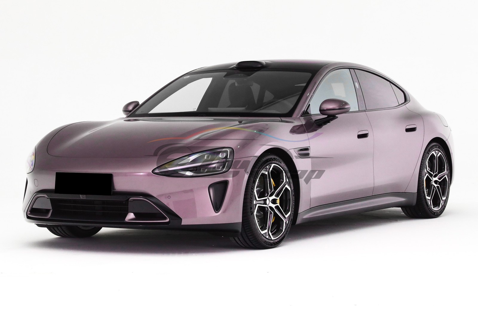 Gloss Metallic Rose Gold PPF TPU Paint Protection Film Dry Wet Apply Vinyl Wrap