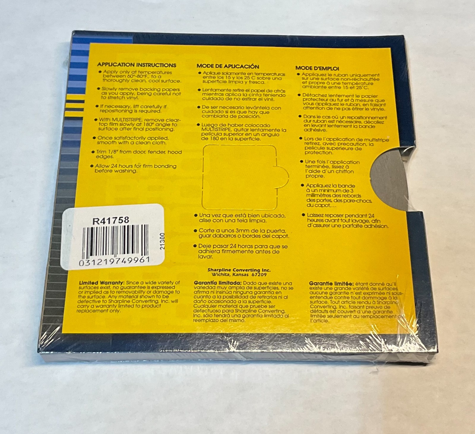 PROSTRIPE R41758 1/4″ SANDSTONE/LT GOLD METALIC INCLUDES FREE PROSTRIPE CATALOG
