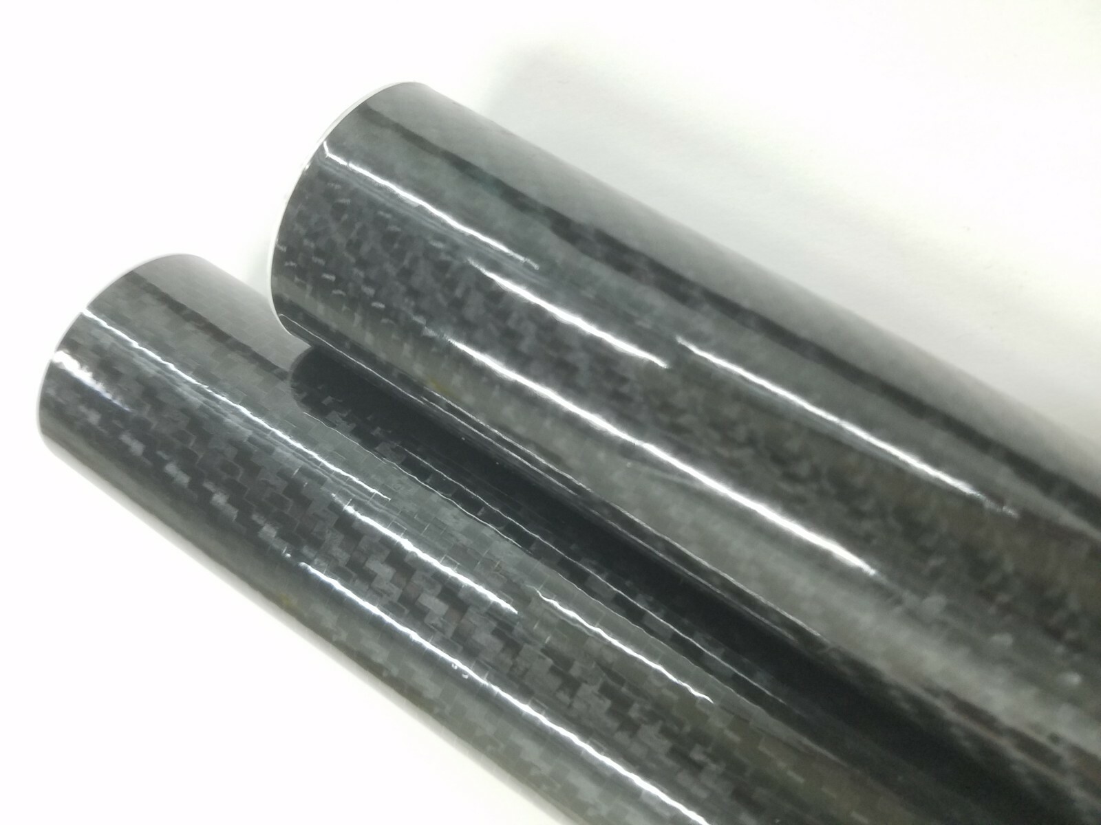 GLOSS Black Carbon Fiber Vinyl Wrap Hood Roof Trunk Film Sticker Sheet Roll