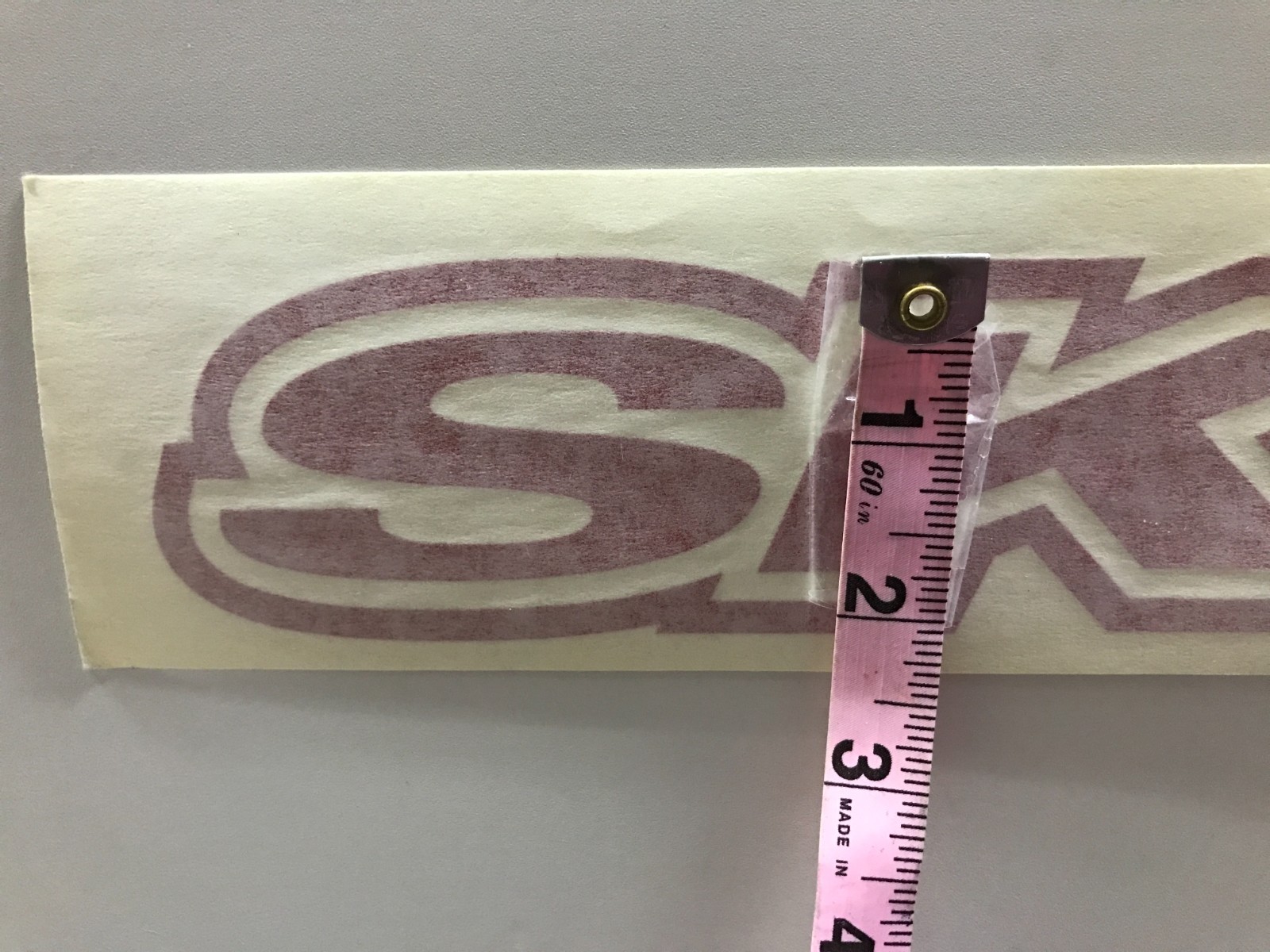 Skin Industries Decal Stickers (12 1/2″ x 2″) Color – Various.