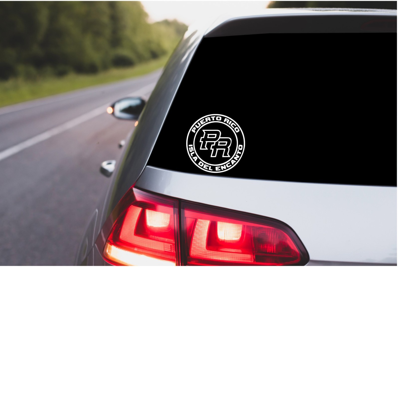 Puerto Rico Isla Del Encanto Car Sticker Vinyl Decal