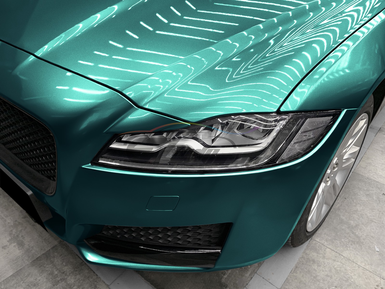 Gloss Metallic Racing Green PPF TPU Paint Protection Film Dry Wet Car Vinyl Wrap