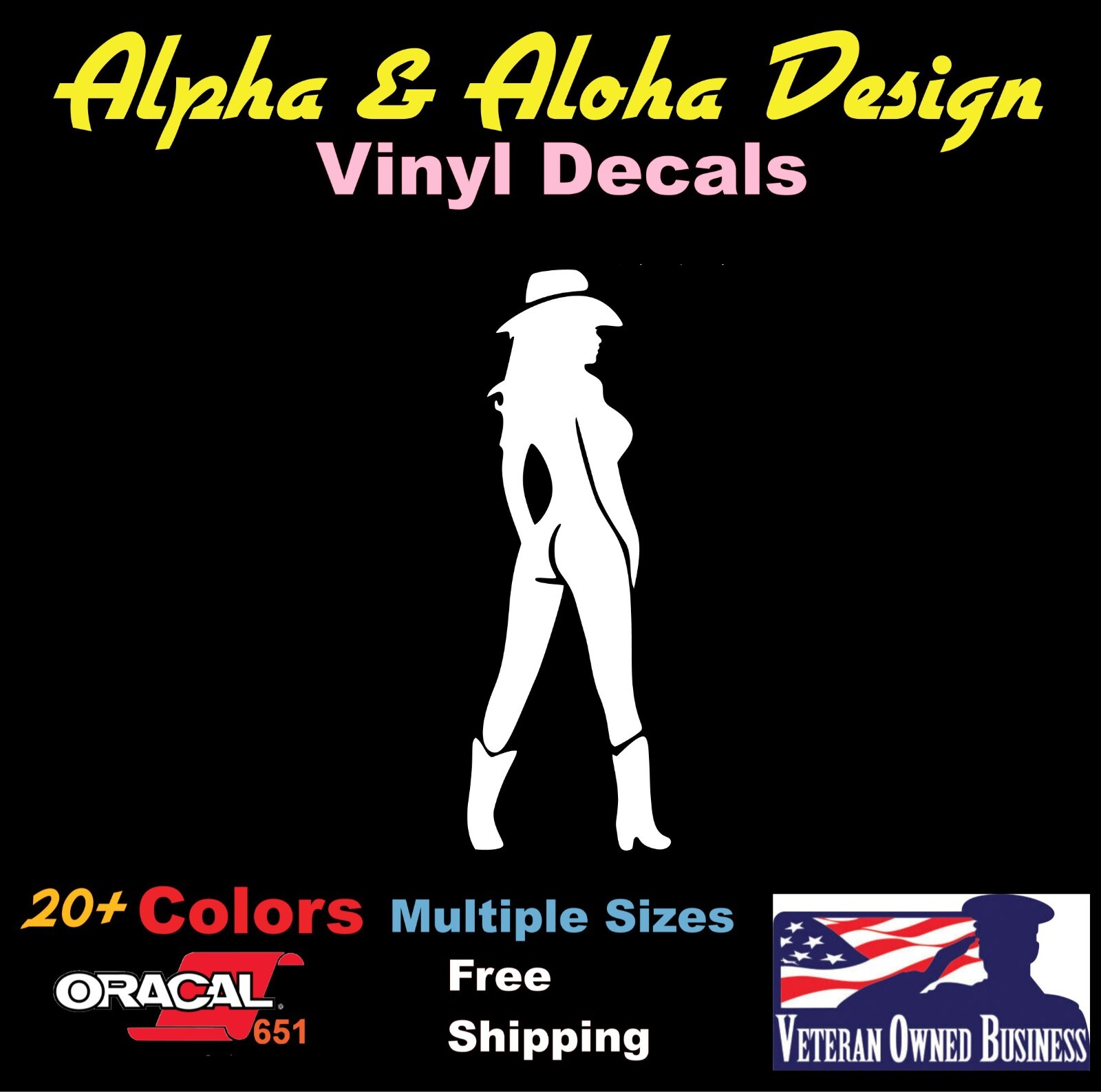Sexy cowgirl Die Cut Vinyl Decal Truck Car Sticker Laptop Window